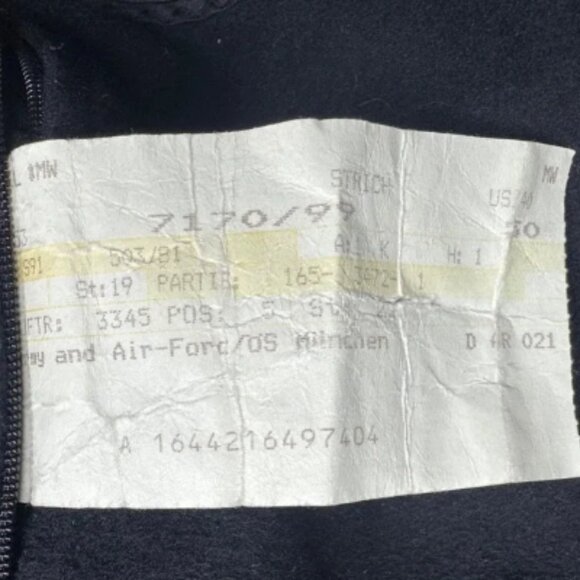 Steinbock Himalaya Loden Wool Air Force Trench Coat‎ Double Breasted Black 40R - Picture 3 of 10